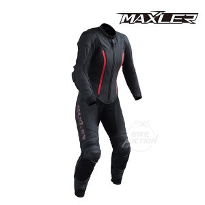 맥슬러 맥스 프로 레이싱 슈트 여성용 - 블랙 라이딩 스포츠 오토바이 바이크
