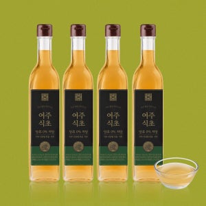 김소형원장 발효 저당 식초 여주 뽕잎 초산 5% 당류0% 420ml, 4개
