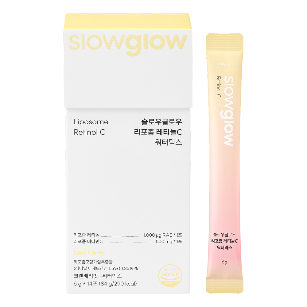 먹는 레티놀 슬로우글로우 리포좀 레티놀C 워터믹스 14포, 1개