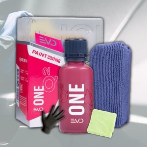 기온쿼츠 원 EVO 유리막코팅제 50ml Q2 ONE 신차 셀프 코팅제 광택제 타월 장갑