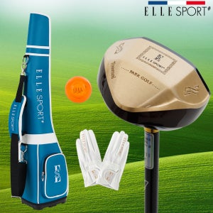 엘르 파크골프채 TW-02 고급 단풍나무 4종세트 가방 볼 장갑 클럽 풀세트