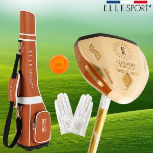 엘르 파크골프채 TW-01 고급 감나무 4종세트 가방 볼 장갑 클럽 풀세트
