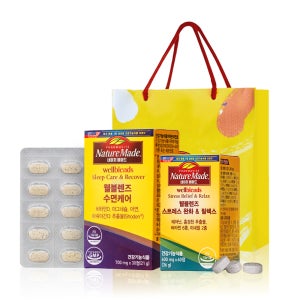 네이처메이드 웰블렌즈 수면 & 스트레스 선물세트