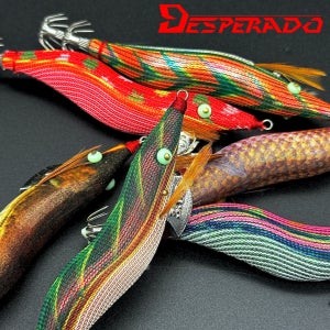 데스페라도 오동목 에기스타 무늬오징어 에깅 수제 오동나무 에기 3호 베이직 01