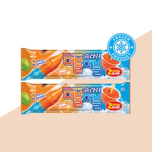 서주 대용량 쭈쭈바 아이스크림 더블더블 슬러쉬 오렌지 35개