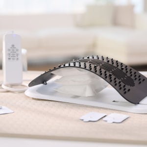 목 허리 자동업다운 코어 스트레처 올리고/EMS 스트레칭패드 맥켄지운동 허리스트레칭 목운동