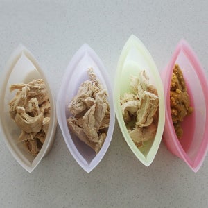 반영구 지퍼팩 국산 친환경 실리콘 소프트 지퍼백 전자렌지 제로웨이스트 밀폐용기