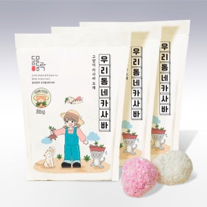 동묘동락 우리동네 고양이 카사바 모래 3kg X 3개
