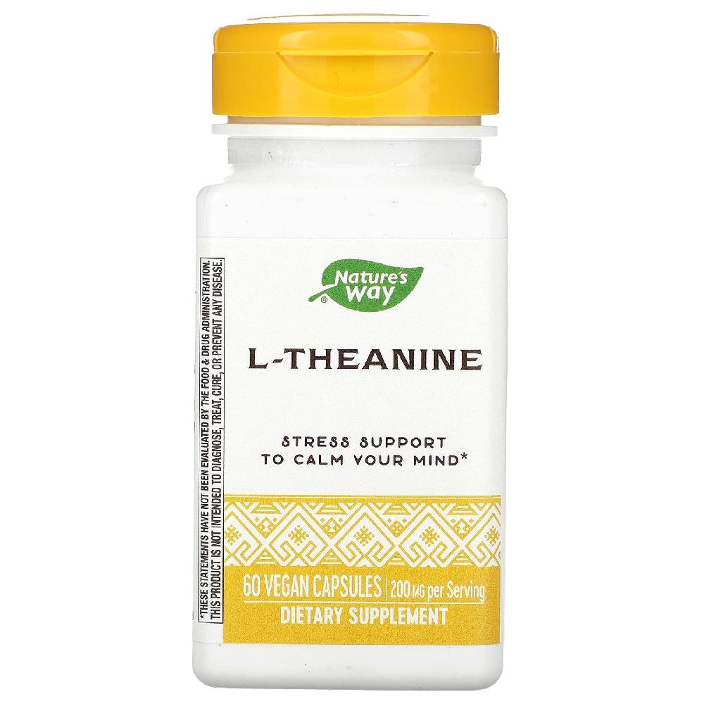 <b>테아닌</b> 엘<b>테아닌</b> <b>네이처스 웨이</b> l-<b>테아닌</b> 100mg 60캡슐 1정당