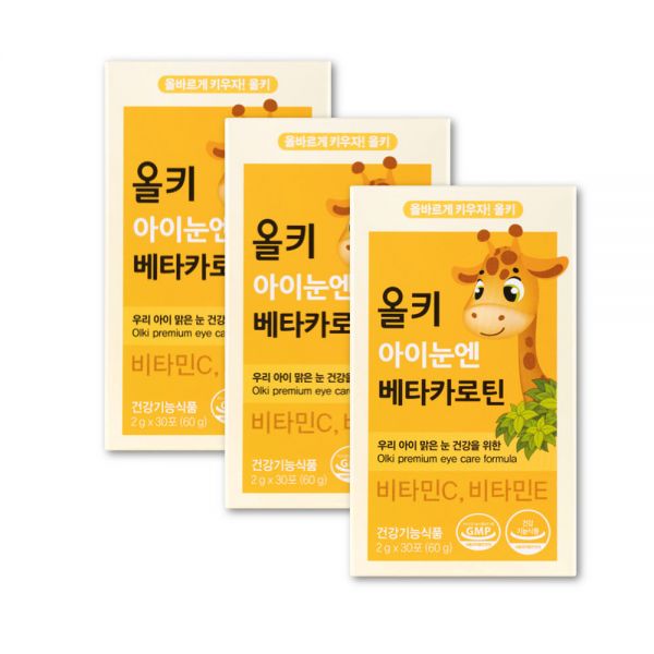 <b>아주약품</b> 올키 <b>아이</b>눈엔 베타카로틴 / 비타민C, 비타민E