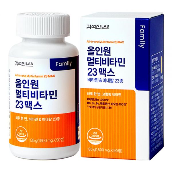 <b>김석진LAB</b> 올인원 멀티비타민23 맥스 3개월분,