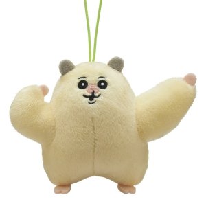 무키무키 햄짱 인형 마스코트 키링 가챠 캡슐토이 결정 포즈