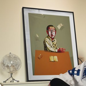 집들이 개업 선물 입체파 예술 작품 마스크 추상 인물 인테리어 그림 거실 침실 액자