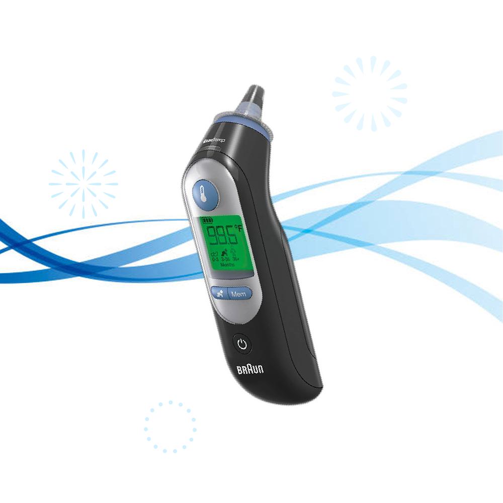 Braun 적외선 체온계 ThermoScan 7 IRT6520 유럽 버전 클리어 VF