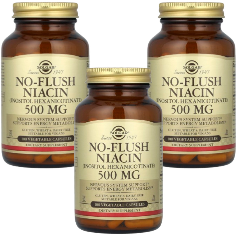 솔가 <b>노</b> 플러시 <b>니아신 500mg</b> 100 3개
