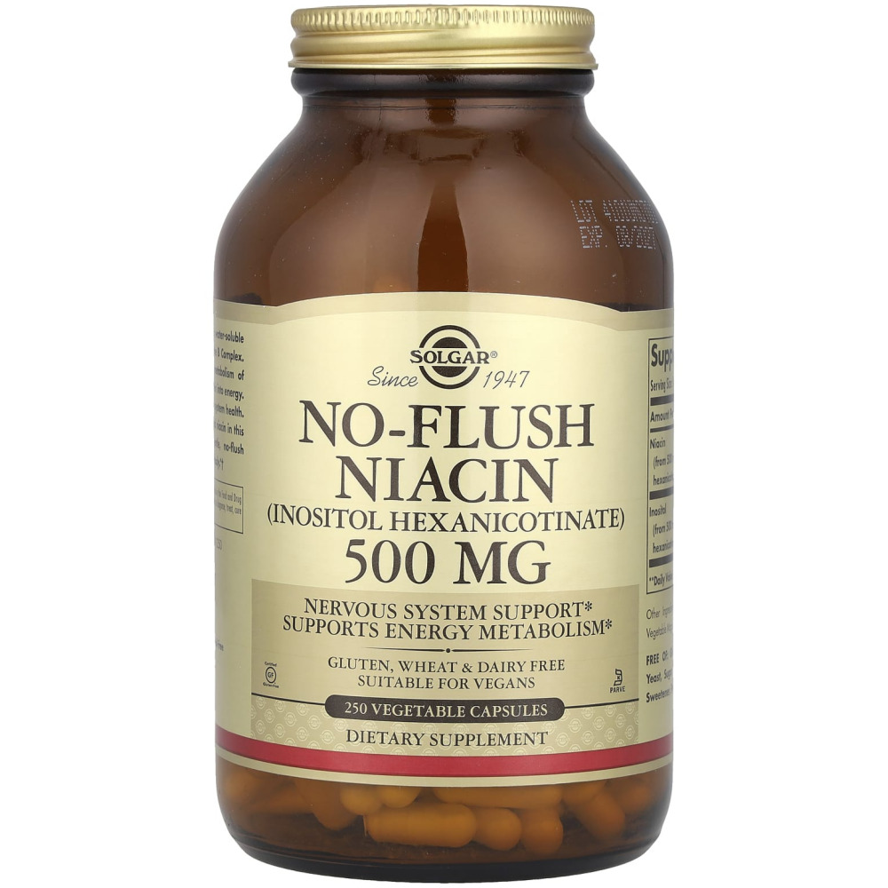 솔가 <b>노</b> 플러시 <b>니아신 500mg</b> 250정