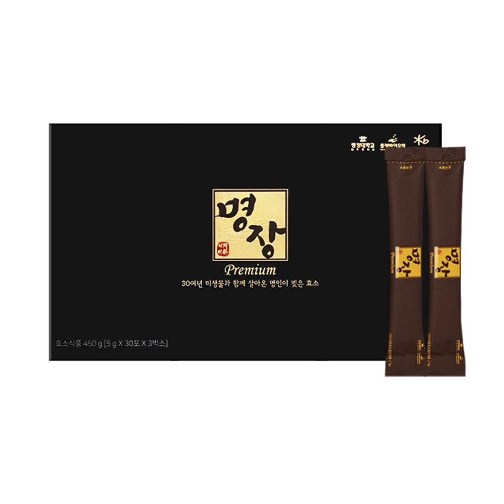 중앙 미생물 연구소 효과적 효소 명장 90개입 면역력 강화 장 건강 피로 회복 고품질