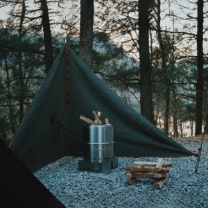 [삶의모양] 캠핑 윈드스크린 화로대 바람막이 사이드월 진막 풀세트 방풍 텐트 가림막