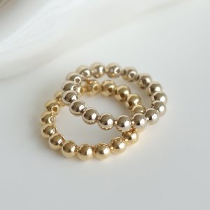 14k18k 볼반지(라지) 4mm 금볼 이터니티 링반지 데일리 리얼화이트 샴페인골드