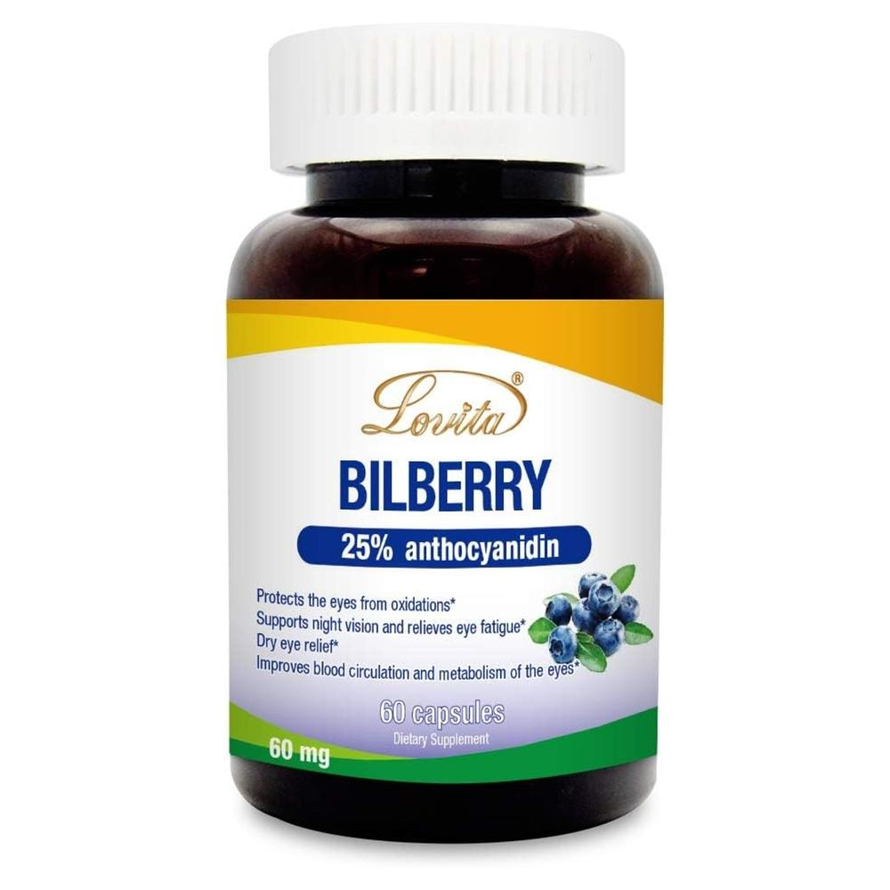 로비타 빌베리 추출물 <b>bilberry</b> 60mg 60 캡슐