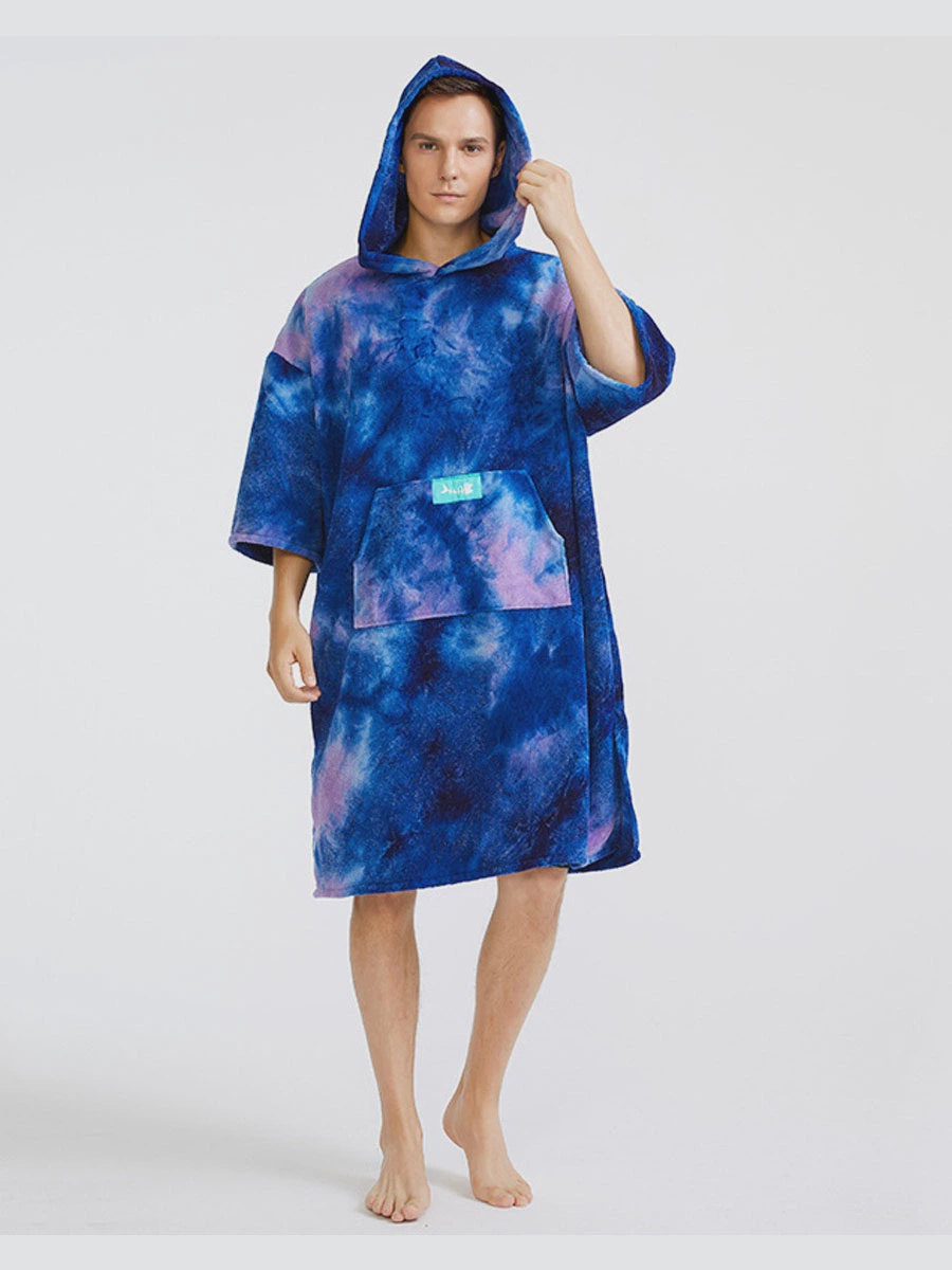 서핑 물놀이판초 입는타월 판초 타올 해변 가운 여성 빅사이즈 물놀이 패션 트렌드 비치웨어