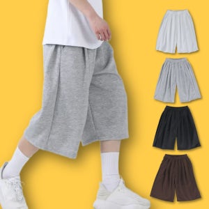 3턱 버뮤다팬츠 와이드 트레이닝 밴딩 반바지