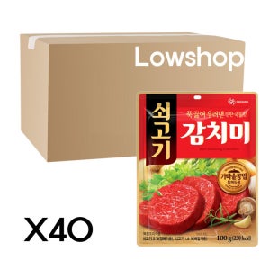 청정원 쇠고기 감치미 100g x 40개 한박스 대용량 업소용 조미료 감칠맛 맛내기