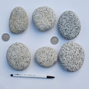 연회색납작돌flat pebble 1포대(15kg) 인테리어조약돌 해미석 조경용그림자갈아트