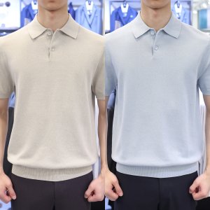 레노마옴므 25년 SS 고퀄리티 여름 카라넥 반팔니트 3컬러
