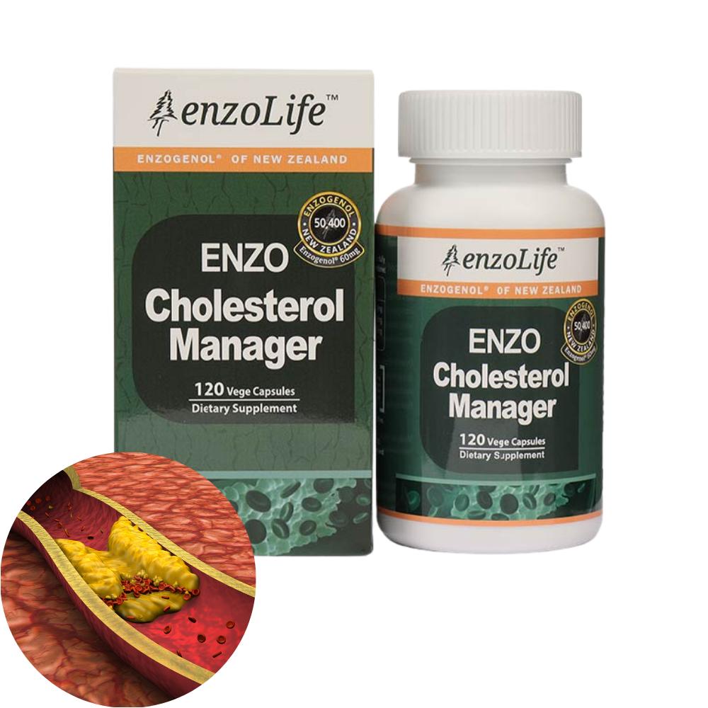 뉴질랜드 <b>엔조라이프</b> 콜레스테롤 매니저 피토스테롤 700mg 120베지캡슐 마린 마그네슘