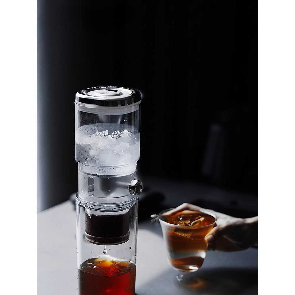 아이스 드립커피 메이커 콜드브루 커피 추출기 홈카페 투명 400ml