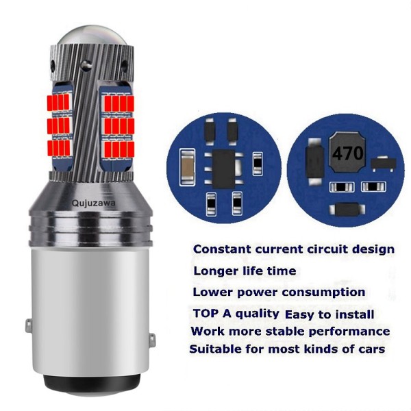 슈퍼 <b>브라이트</b> 2016 LED 자동차 전구 방향 지시등 BAY15D 12V 1157 5W 개