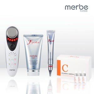 메르비 플래티넘 뷰티기기(추가 구성 세트 : 휘욜라젤, 토탈솔루션, 비타민C 앰플)