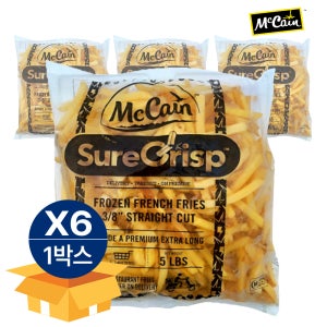 [2월 11일 출고]맥케인 스트레이트컷 스킨온 막대감자튀김 레귤러컷 2.27kg X 6봉