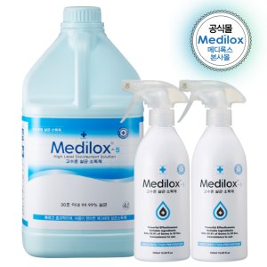 메디록스 S 고수준 살균 소독제 4L+500ml 2개