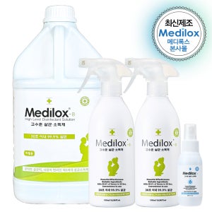메디록스 B 고수준 살균 소독제 4L+500ml 2개