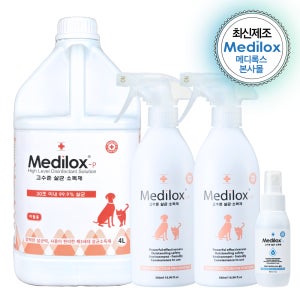 메디록스 P 고수준 살균 소독제 4L+500ml 2개