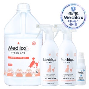 메디록스 P 고수준 살균 소독제 4L+500ml 2개