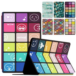 레노버 탭 M10플러스 3세대 10.6 125FU 128FU 128XU 패턴 프린팅 스탠드 플립 가죽 태블릿 케이스