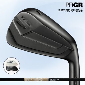 PRGR 00 블랙포지드 단조 남성 6아이언 DG 105 ONYX BK S200 프로기아