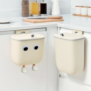 벽부착형&걸이형 2중 오픈 쓰레기통 냄새차단 휴지통