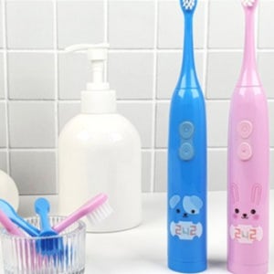 유아 전동 칫솔 돌아기 초등학생 미세모 캐릭터 칫솔