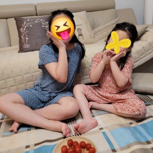 유아동 가족 패밀리룩 촌캉스 플리츠 꽃잠옷 실내복 상하세트