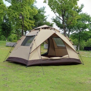 daall 텐트 원터치 캠핑 에어텐트 캠핑장 그늘막 캠핑용품 한강 4인용 그늘막텐트 원터치텐트 00923EA