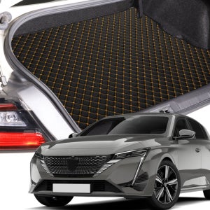 푸조 308 트렁크 매트 차량용 차박 캠핑 바닥 흠집 보호 가죽 카매트