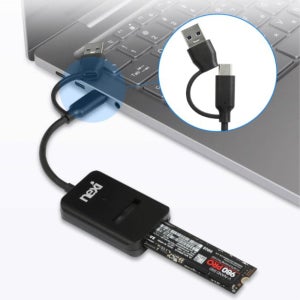 USB C타입 to Nvme SATA M.2 외장케이스 SSD 도킹스테이션 리더기