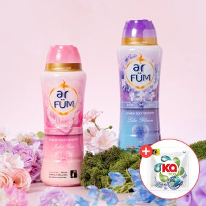 아로퓸 가든컬렉션 향기부스터 500g x2(라일락블라썸+줄리엣로즈),캡슐세제 2개입 랜덤 증정