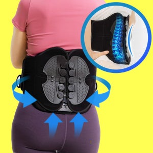 척추보호대 얇은허리통증복대 요추디스크 허리밴드