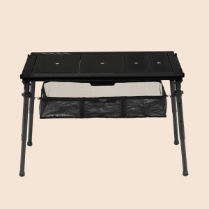 카고컨테이너 컴포트 IGT 테이블 접이식 3유닛, 블랙