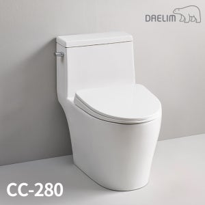 변기교체 대림바스 CC280 일체형 양변기 치마형 변기 시공 부산 울산 김해양산 +부속포함
